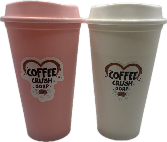 Reusable Plastic Hot Cup with Lid